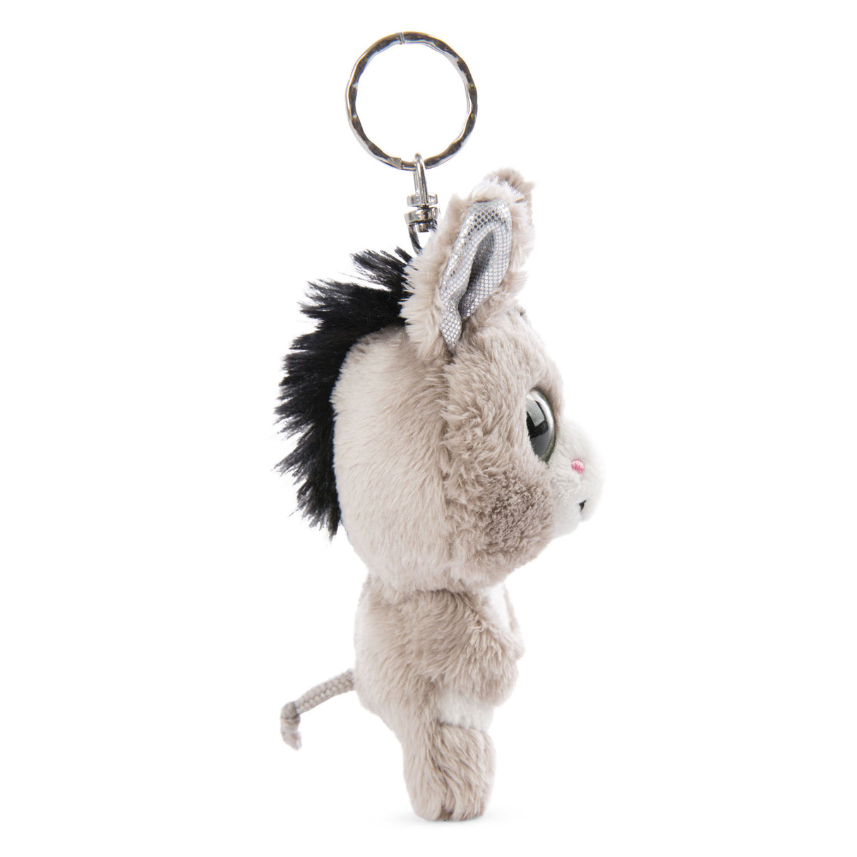 NICI Glubschchis PLucker Key Ring Ezel Donki, 9cm