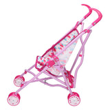 Jono toys poppenbuggy wolken - roze