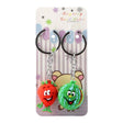 Sleutelhanger fruit, 2st.