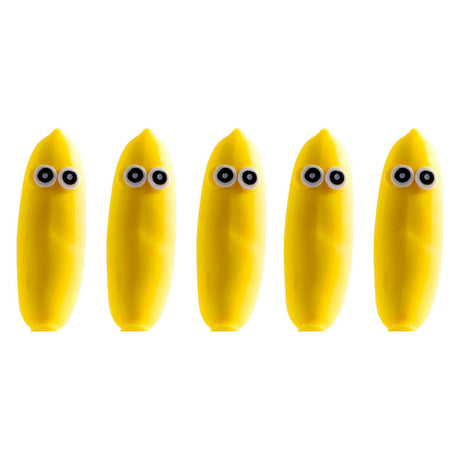Jono toys squeeze funny bananas anti-stress stretch knijpfiguur, 12st.