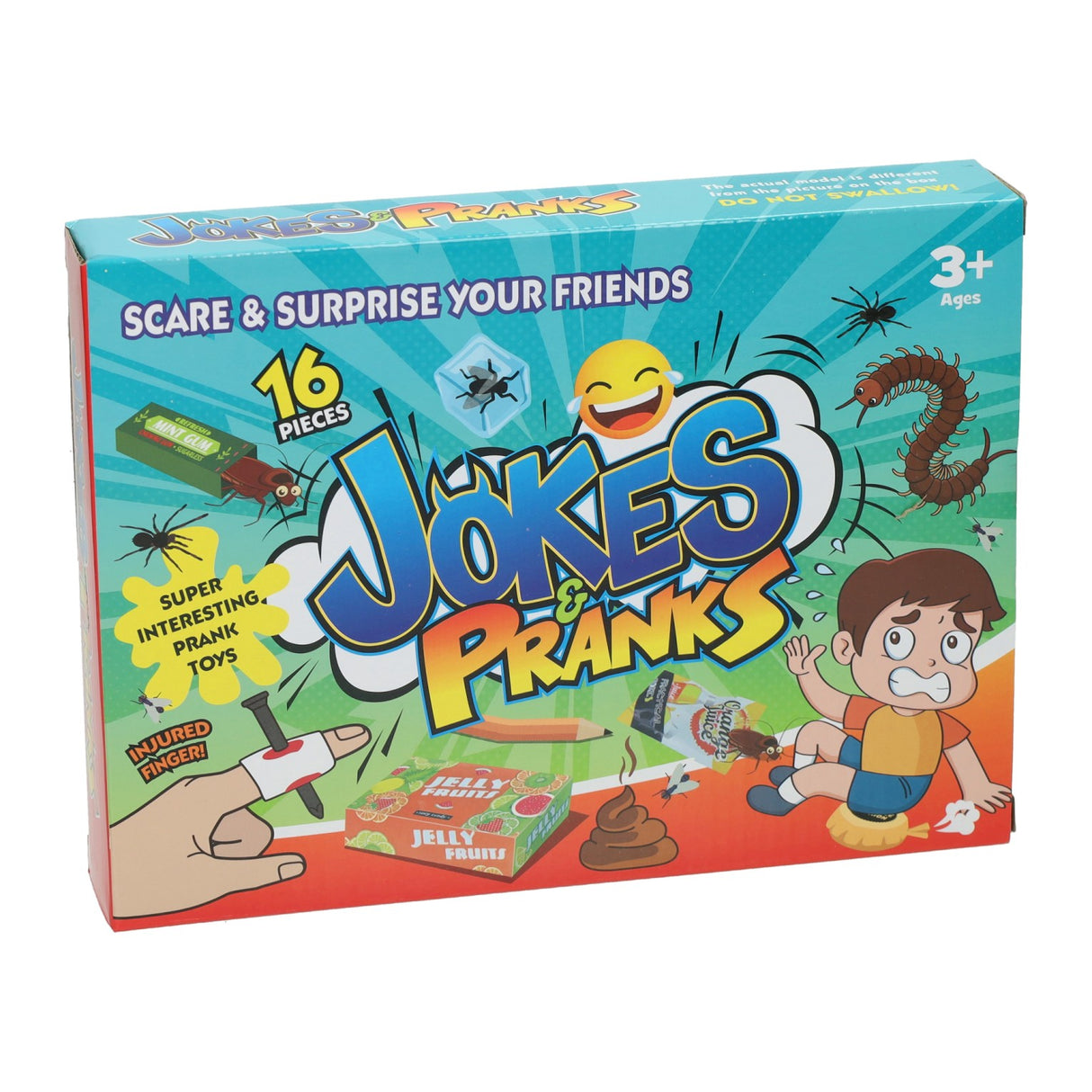 Jono toys grappenbox verras je vrienden - 16dlg.