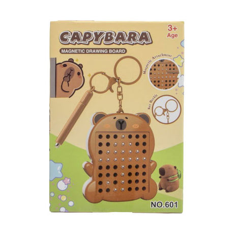 Jono toys capibara magneetbordje aan sleutelhanger