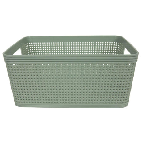 Svenska living mand 4,5l 24,5x16x10cm woven
