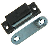 Mack 1005311 - 2 magneetsloten, licht model, kunststof zwart | 10 stuks