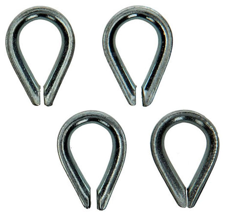 Mack 1006869 - 4 verzinkte kousen bl 4mm | 5 stuks