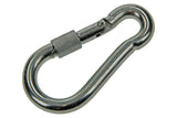 Mack 1006894 - 1 karabijnhaak+borgsl. verzinkt 10mm bl | 5 stuks