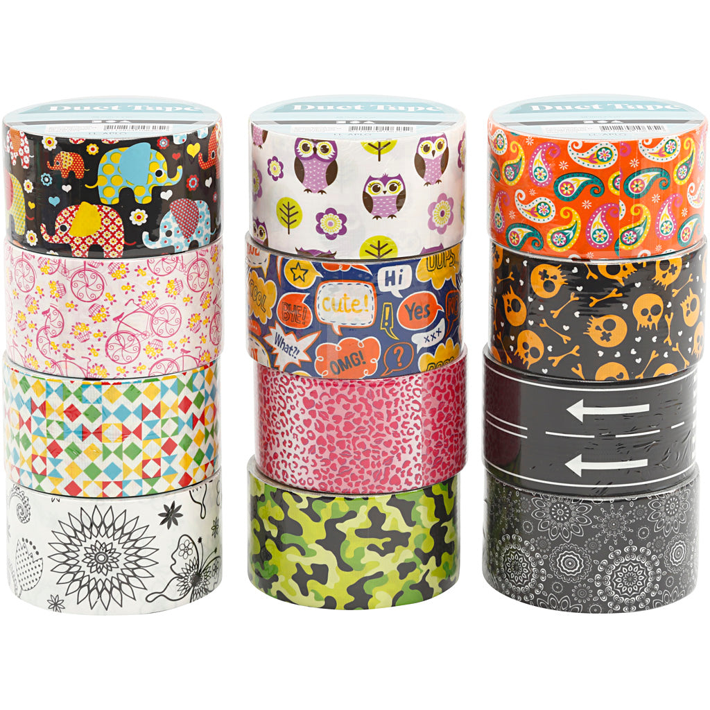 Http: www.cchobby.nl duct-tape-met-patroon-b-48-mm-diverse-kleuren-12x5-m-1-doos