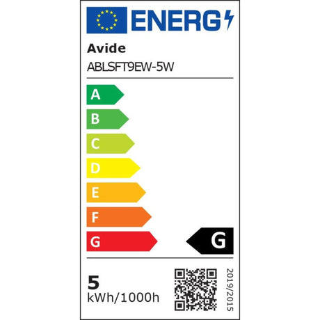 Avide led lamp soft filament 5w, e27 fitting, 2700 kelvin, 400 lumen