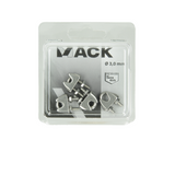 Mack 1006889 - 4 staaldraadklemmen crosby inox 3mm bl | 5 stuks