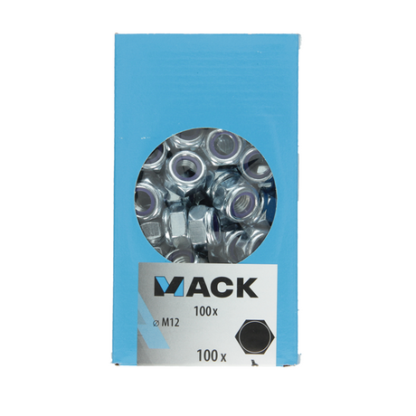 Mack 1007108 - borgmoeren 100 st m12 | 3 stuks