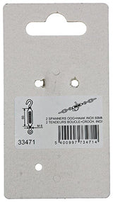 Mack 1008441 - 2 spanners oog + haak m6 x 60mm inox | 10 stuks