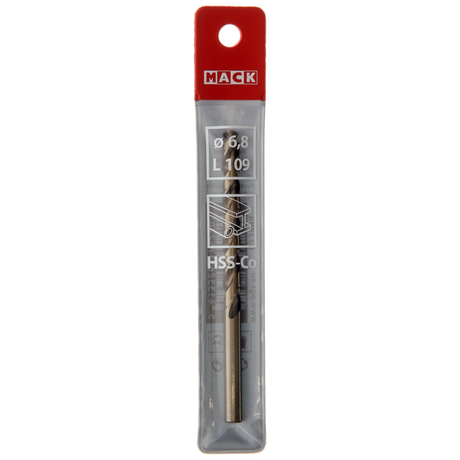 Mack 1018200 - metaalboor hss co5% din 338 ø 6,8 x 109 mm | 5 stuks