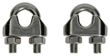 Mack 1008450 - 2 staaldraadklemmen 6-8mm inox | 10 stuks