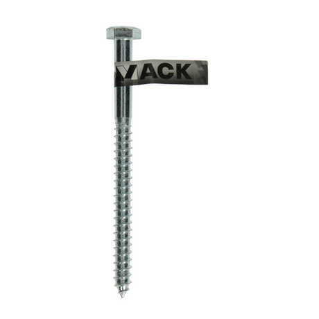 Mack 1017431 - houtdraadbout staal verzinkt 1 st 12 x 160 mm | 10 stuks