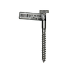Mack 1019774 - houtdraadbout roestvrijstaal 1st 10 x 100 mm | 10 stuks