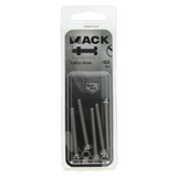 Mack 1019827 - metaalschroef cyl. kop + moer rvs 5 st m5x40 | 10 stuks