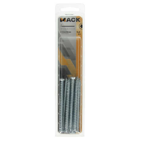 Mack 1019964 - beton raamschroef verzinkt vz kop 8 st 7,5 x 92 mm | 5 stuks