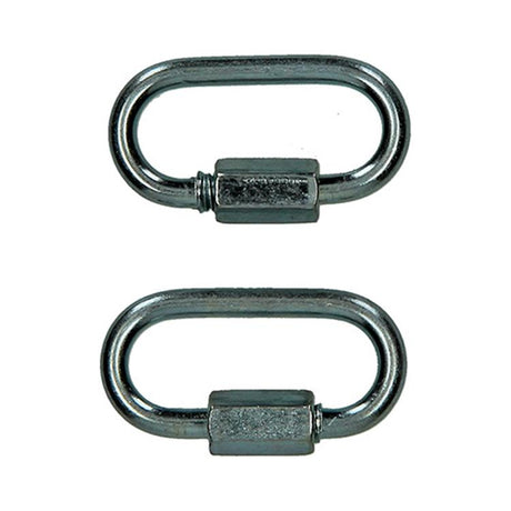 Mack 1008480 - 2 loze schakels + moer 3,5mm verzinkt | 10 stuks