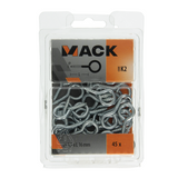 Mack 1018135 - schroefoog staal verzinkt 45st 3,5 x 16 mm | 5 stuks