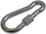 Mack 1008494 - 1 karabijnhaak + borgsl. 6 x 60mm verzinkt | 10 stuks