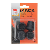 Mack 1047720 - opsteekdop rubber zwart ø 19 mm 4 st pcs | 6 stuks