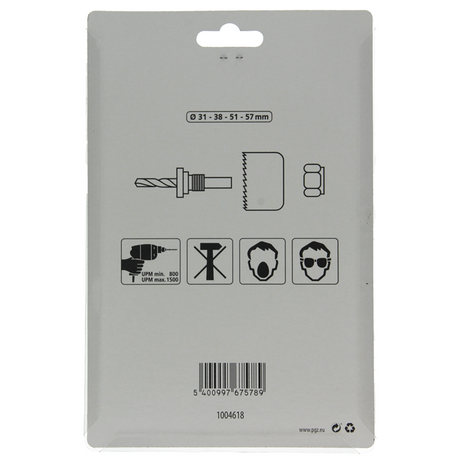 Mack 1004618 - gatzaagset 5 delig voor steen en tegels | 3 stuks