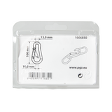 Mack 1006850 - 1 karabijnhaak + veer verzinkt bl 100x10mm | 5 stuks