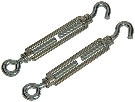 Mack 1008541 - 2 spanners oog + haak m8 x 110mm verzinkt | 10 stuks