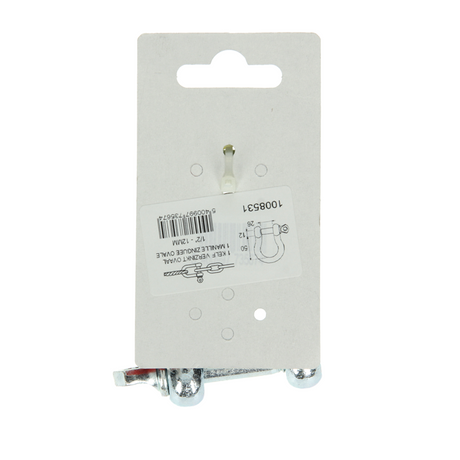 Mack 1008531 - 1 kelf ovaal 12mm verzinkt | 10 stuks
