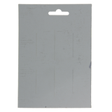 Mack 1013298 - 4 geplooide winkelhaken verzinkt 75x75x18x2mm | 10 stuks