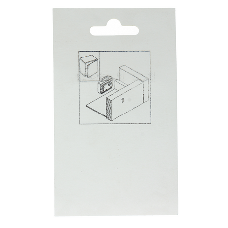 Mack 1013607 - 1 oplegmeubelslot vernikkeld 40mm | 5 stuks