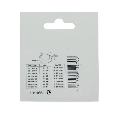 Mack 1011661 - 2 spanringen inox 9mm 12x22mm | 10 stuks