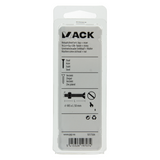 Mack 1017504 - metaalschroef verz. kop + moer verz. 8 st m5 x 50 mm | 10 stuks