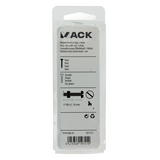 Mack 1017517 - metaalschroef cyl. kop + moer verz. 20 st m4 x 16 mm | 10 stuks