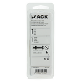 Mack 1017520 - metaalschroef cyl. kop + moer verz. 14 st m4 x 30 mm | 10 stuks