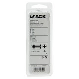 Mack 1017544 - kachelbout + moer staal verzinkt 16 st m5 x 16 mm | 10 stuks