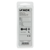 Mack 1017545 - kachelbout + moer staal verzinkt 15 st m5 x 20 mm | 10 stuks