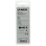 Mack 1017557 - kachelbout + moer staal verzinkt 4 st m6 x 70 mm | 10 stuks