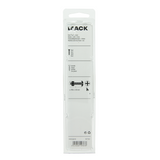 Mack 1017561 - kachelbout + moer staal verzinkt 3 st m8 x 80 mm | 5 stuks