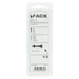 Mack 1017573 - houtbout + moer staal verzinkt5 st m6 x 70 mm | 5 stuks