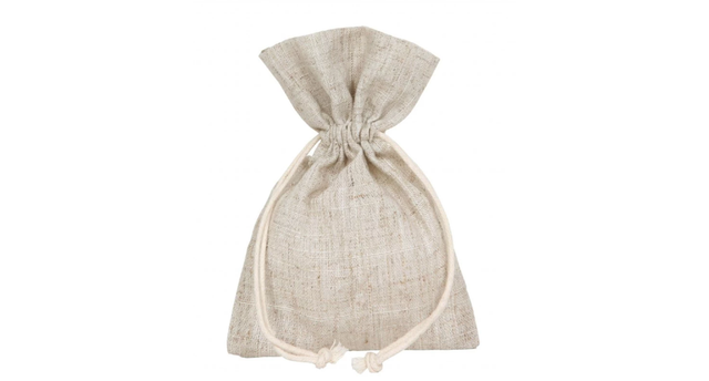 Katoenen zakje 9x12cm naturel 10 stuks