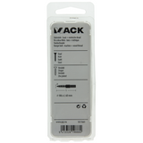 Mack 1017669 - stokeinde hout + metr. draad verz. 5 st m6x60 | 10 stuks