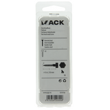 Mack 1019768 - houtdraadbout roestvrijstaal 2 st 8 x 50 mm | 10 stuks