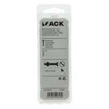 Mack 1019806 - metaalschroef verz. kop + moer rvs 12 st m4x20 | 10 stuks
