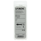 Mack 1019813 - metaalschroef verz. kop + moer rvs 4 st m5x50 | 10 stuks