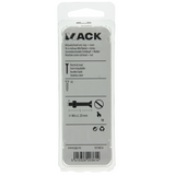 Mack 1019814 - metaalschroef verz. kop + moer rvs 5 st m6x20 | 10 stuks