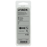 Mack 1019815 - metaalschroef verz. kop + moer rvs 4 st m6x30 | 10 stuks
