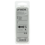 Mack 1019826 - metaalschroef cyl. kop + moer rvs 6 st m5x30 | 10 stuks