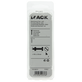 Mack 1019827 - metaalschroef cyl. kop + moer rvs 5 st m5x40 | 10 stuks