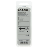 Mack 1019830 - metaalschroef cyl. kop + moer rvs 4 st m6x30 | 10 stuks